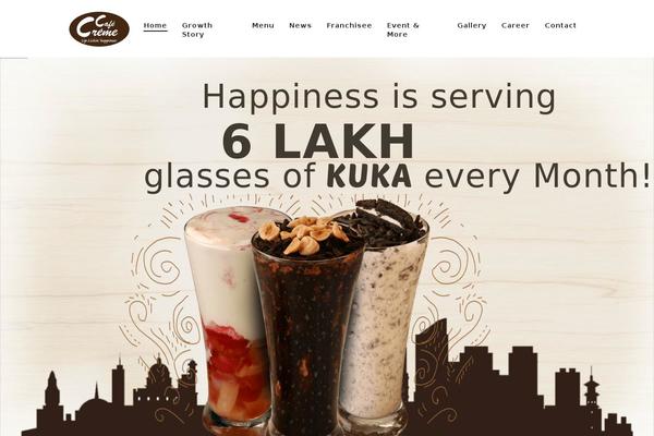 cafecreme.co.in site used Hot-coffee