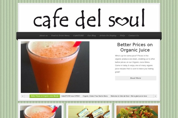 Restaurant theme site design template sample