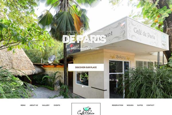 The Flavour theme site design template sample