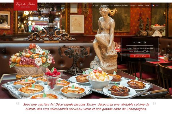 Food & Wine theme site design template sample