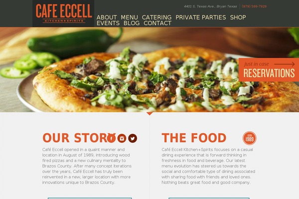 cafeeccell theme websites examples