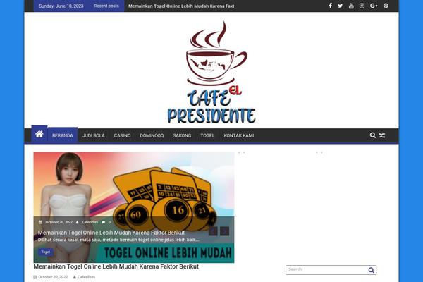 SuperMag theme site design template sample