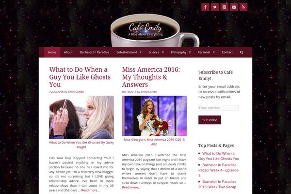 Site using Lightweight Social Icons plugin