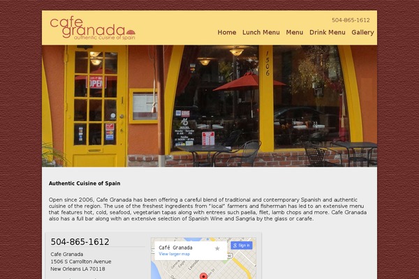 Bottega theme site design template sample