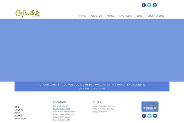 Legenda theme site design template sample