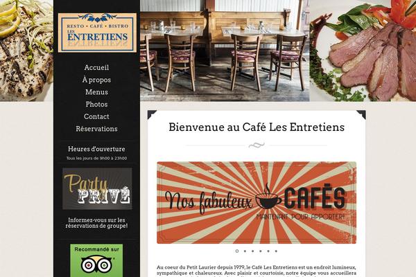 Eatery theme site design template sample