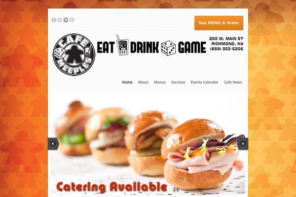 Golden Eagle theme site design template sample
