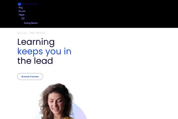 Site using Tutor-lms-elementor-addons plugin