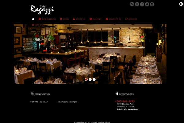 Dine & Drink theme site design template sample