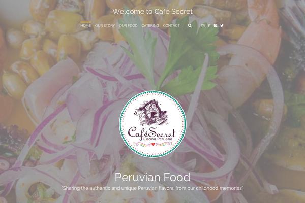 Ristorante theme site design template sample