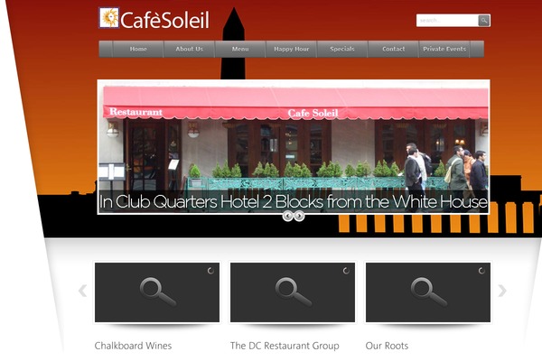 Enspire theme site design template sample