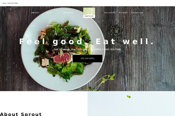 KALLYAS Child theme site design template sample