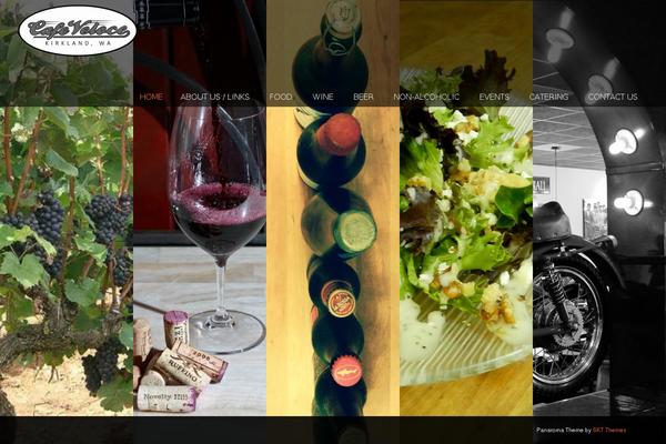 Panaroma theme site design template sample