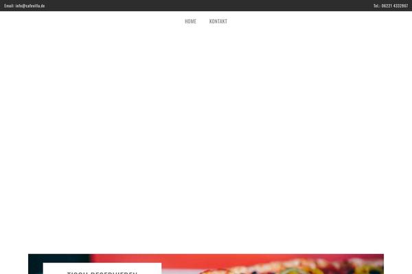 Ristorante theme site design template sample