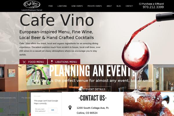 Vino theme site design template sample