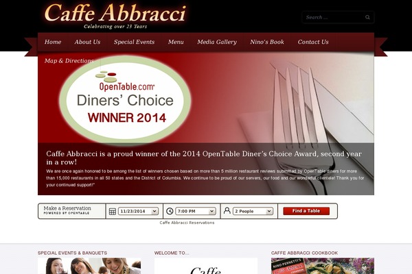 Gusteau theme site design template sample