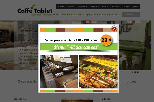 Feast theme site design template sample