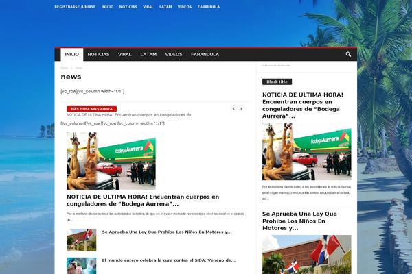 NewsMag theme site design template sample