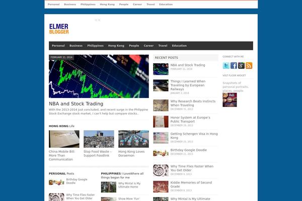 Volt theme site design template sample