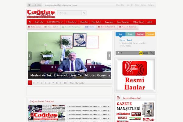 HaberMatik V3 theme site design template sample