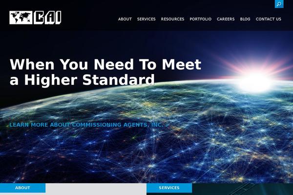 Cai theme site design template sample