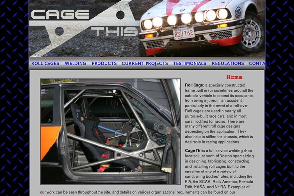 Rally theme site design template sample