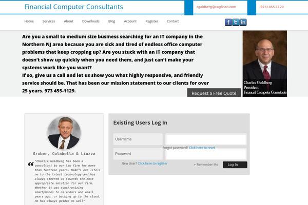 Chester theme site design template sample