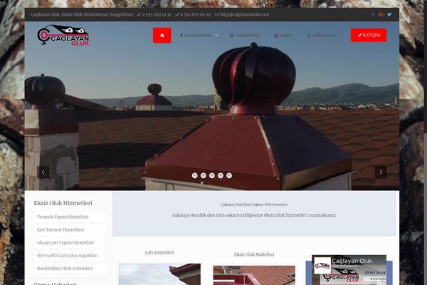caglayanoluk.com site used Oluk
