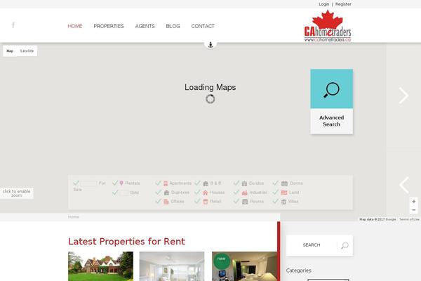 Wp Estate theme site design template sample