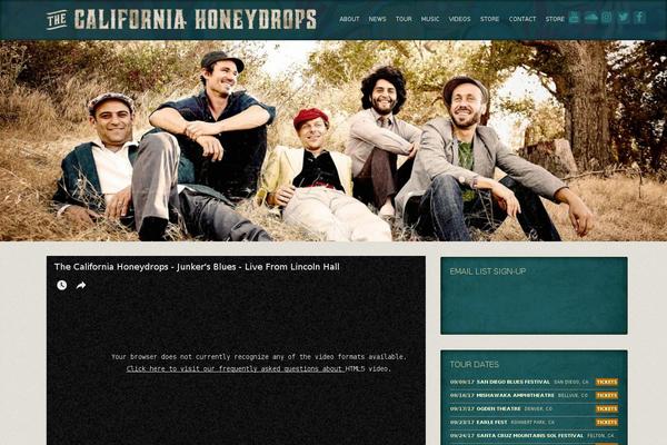 Site using HTML5 Video gallery and Player plugin