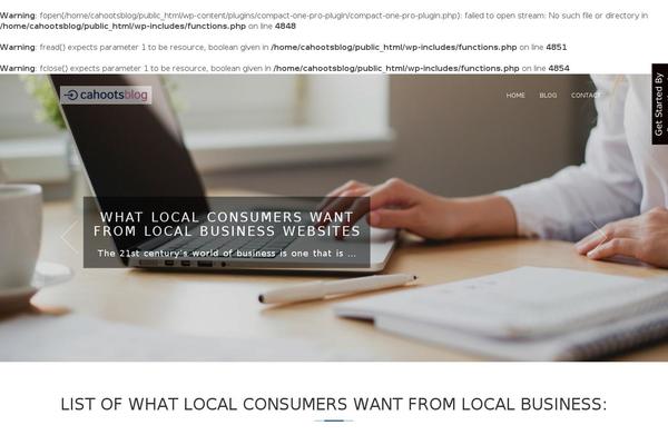 cahootsblog.com site used EightLaw Lite