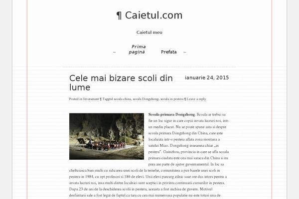 caietul.com site used Runo Lite