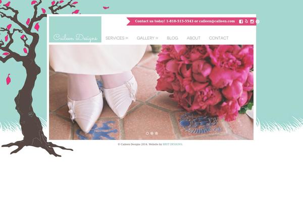 Evolution theme site design template sample