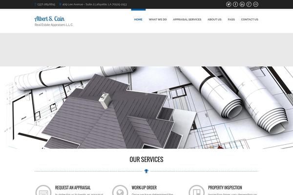 Corporative theme site design template sample