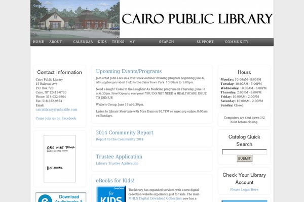 Library_default theme site design template sample