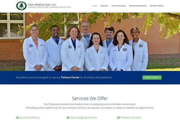Magee theme site design template sample