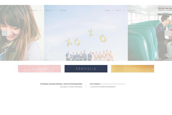 Stockholm theme site design template sample