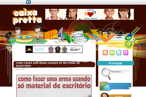 Retrotube theme site design template sample