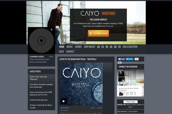 Soundcheck theme site design template sample