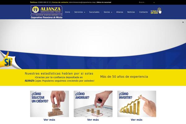 Savior website example screenshot
