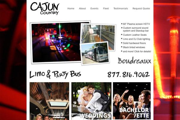 cajuncountrylimoandpartybus.com site used Cclimo