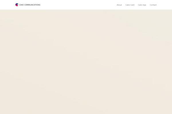 Cake theme site design template sample