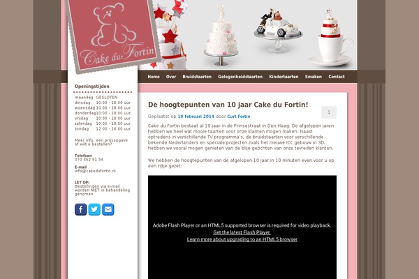 cakedufortin.nl site used Cakedufortin