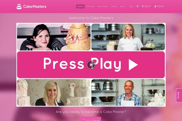 cakemasters.com site used Academy
