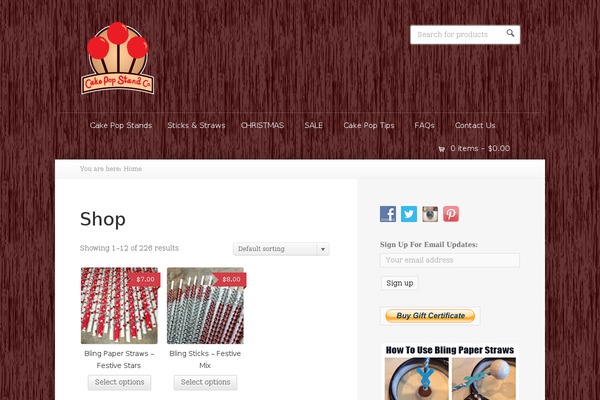 Wootique theme site design template sample