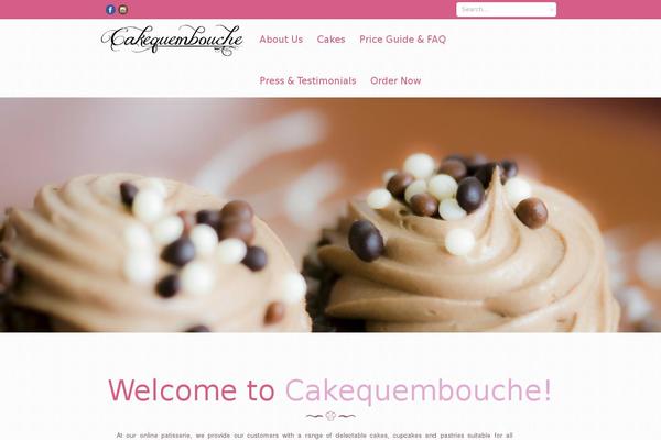 cakequembouche.com site used Cakery