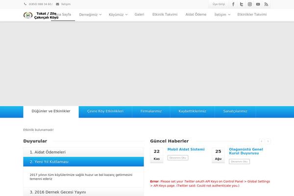Envision theme site design template sample