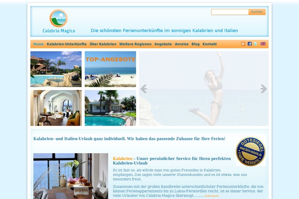 calabria-magica.com site used Calabria