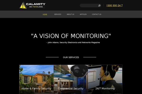 calamity.com.au site used Konnect-ambition