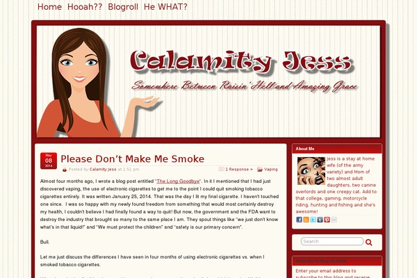 Site using About Me 3000 widget plugin
